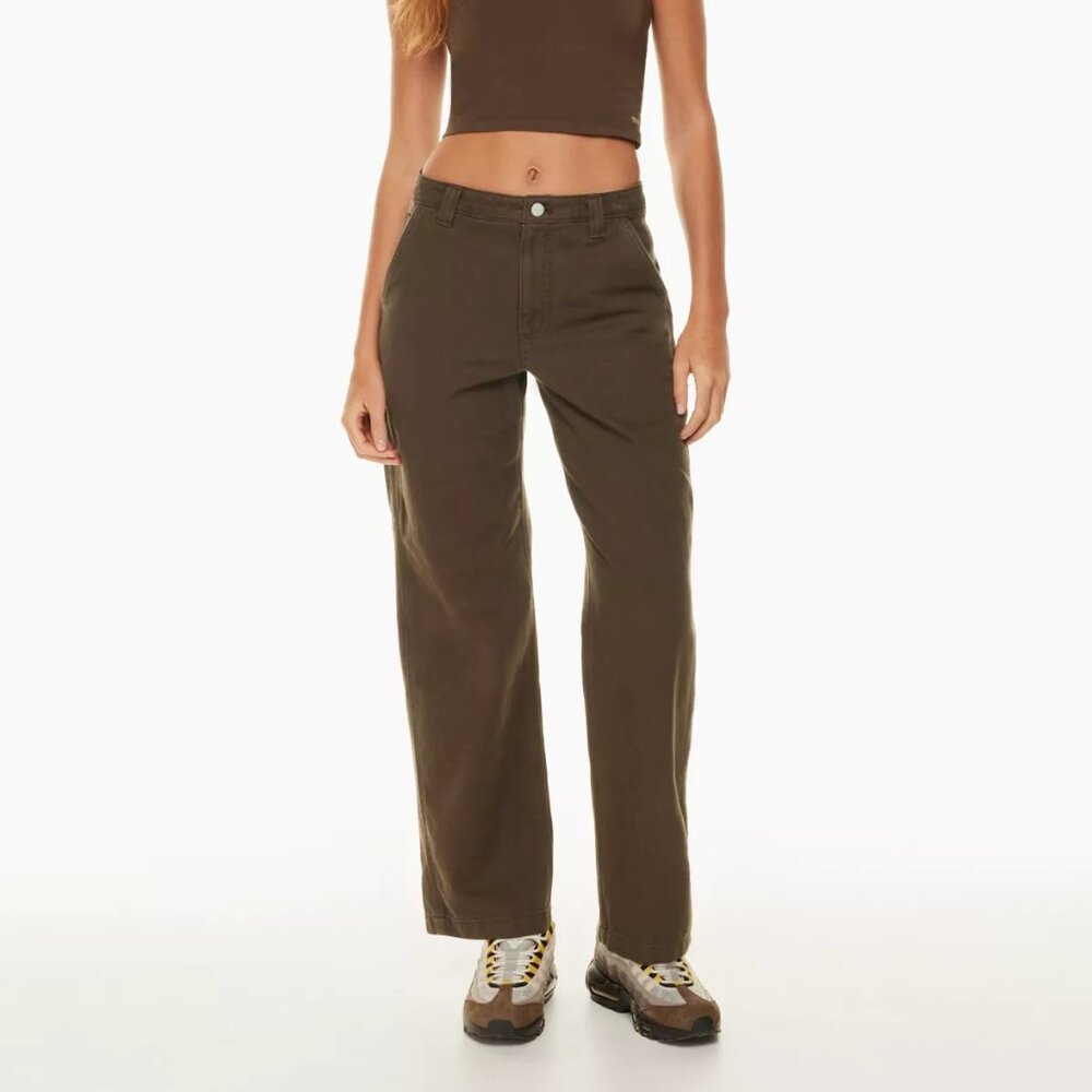 Brown Aritzia Greenwich Pants